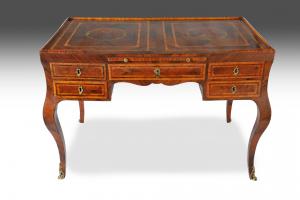 Veneered and inlaid writing desk